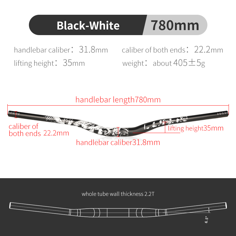 Black-White label 31.8*780mm