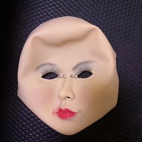 Acheter HLC Halloween Maquillage Ball Fun Party Masque Réaliste Femme Latex Masque Visage Prank Femme Visage Latex Masque Fabricant Chine