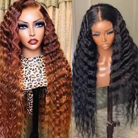 Perruque frontale HD 13x4 à ondulations profondes de 40 pouces, cheveux humains vierges, fournisseur de perruques à ondulations profondes, perruque Lace Front HD en cheveux humains, fournisseur de perruques Lace HD
