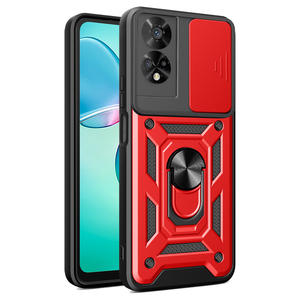Funda de teléfono con armadura de protección de cámara deslizante para <span class=keywords><strong>TCL</strong></span> 50 <span class=keywords><strong>SE</strong></span> 40 <span class=keywords><strong>SE</strong></span> <span class=keywords><strong>30</strong></span> <span class=keywords><strong>SE</strong></span> / 30E 305 306, funda trasera con soporte - Product Image 1