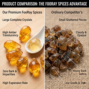 Vente en gros de gomme de pêche naturelle sauvage de qualité supérieure, nettoyée, résine <span class=keywords><strong>comestible</strong></span>, matières premières entières, approvisionnement direct usine, expédition rapide - Product Image 3