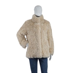Cloud-Hug per <span class=keywords><strong>Cappotto</strong></span> Antivento in Finta Lana Stampata, Texture Morbida e Riccia, <span class=keywords><strong>Collo</strong></span> Oversize, Elegante e Caldo <span class=keywords><strong>Senza</strong></span> Volume Inutile - Product Image 3