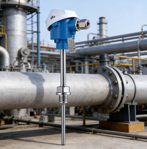 CWDZ553K เซ็นเซอร์วัดอุณหภูมิเทอร์โมคัปเปิลแบบหุ้มเกราะชนิดแทรก ความแม่นยำในการวัดสูง ทนต่ออุณหภูมิสูง - Product Image 6