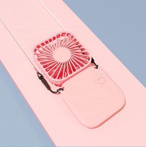 2024 New Arrivals Dropshipping Usb Rechargeable Portable for Outdoor Foldable Pocket Mini <b>Table</b> or Neck Fan - Product Image 4