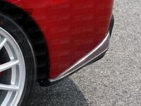 CHARGESPEED FOND LIGNE FIBRE de CARBONE de STYLE LÈVRE ARRIÈRE COUVERTURE POUR 2008-2015 MITSUBISHI LANCER EVO X