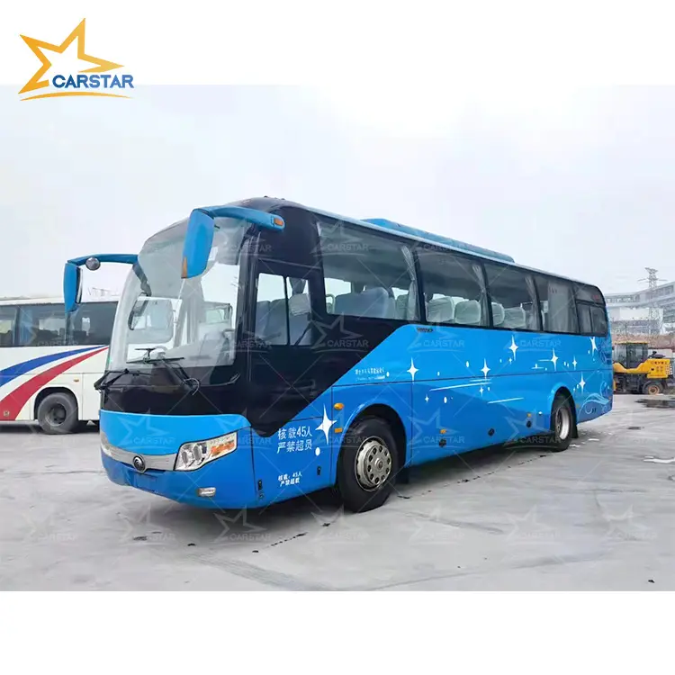 中国Zhongtongバス中古YutongバスとコーチLHD輸送乗用バス