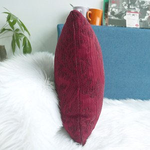 Jacquard Chenille Cushion Cover <strong>Red</strong> Decorative <strong>Pillow</strong> Sofa <strong>Pillow</strong> <strong>Cases</strong> 38x38cm Stock Wholesale - Product Image 3
