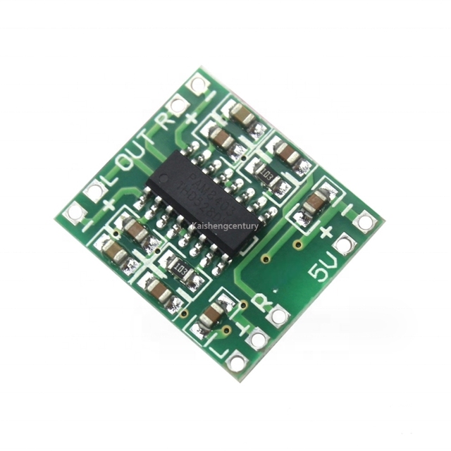 PAM8403 Digital Power Amplifier Board 2.5-5V 2 * 3W Class D module can be powered by USB