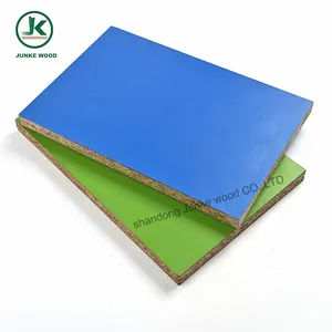 Low Cost 18mm Mdp Chipboard Panel Melamine Particle Board China Manufacture To Kitchen Cabinets Board
