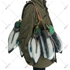 Arnés de camuflaje para patos, accesorios de caza de nailon con 12 anillas para la configuración de señuelos de caza, uso en exteriores - Product Image 3