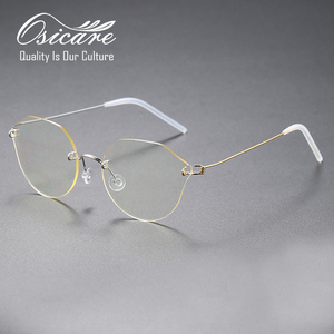 Osicare 2375 <span class=keywords><strong>Lunettes</strong></span> <span class=keywords><strong>de</strong></span> luxe <span class=keywords><strong>de</strong></span> marque en or, vente en gros, <span class=keywords><strong>lunettes</strong></span> sans monture, lentilles <span class=keywords><strong>de</strong></span> créateur <span class=keywords><strong>de</strong></span> qualité supérieure, monture en titane, <span class=keywords><strong>lunettes</strong></span> optiques pour hommes - Product Image 2
