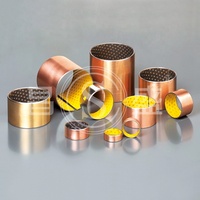Roulement cylindrique en aluminium bronze glacier du fabricant OEM SF-2 bagues de support coulissantes en acier POM lubrification à l'huile de graisse
