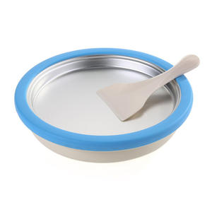 Machine à rouleaux de crème glacée - Machine manuelle domestique en <span class=keywords><strong>plastique</strong></span> PP pour petit yaourt glacé - Grande capacité, plateau à glace maison - Product Image 2