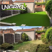 Gazon artificiel A1 30 mm, gazon synthétique stabilisé aux UV, antidérapant, éco-responsable, tapis d'herbe pour terrasse, balcon, jardin