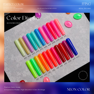JTING HEMA TPO Free, Gel Constructor de Uñas en 22 Colores Neón, 15ml, Proveedor de Uñas, Marca Privada, Gel de Extensión de Uñas, OEM/ODM, Gel Polish al por Mayor - Product Image 5