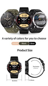 Reloj Inteligente T30 de Alta Calidad, Montre Connectee, Relojes Inteligentes, Smartwatch Inteligente Android e iOS, Reloj Inteligente para Hombre con Funciones de Salud y Fitness - Product Image 5