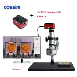 Video Microscope 3d 4K HD Automatic 3D Digital Stereo Zoom Video Microscope Digital 3D For SMT