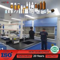 Usine clé en main conforme aux normes GMP pour flacons/ampoules/sirops