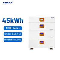 Système de stockage d'énergie domestique tout-en-un RND 46,08 kWh, onduleur hybride 12 kW, batterie LiFePO4 51,2 V 900 Ah, alimentation de secours pour toute la maison CAN