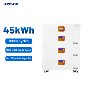 Sistema de Almacenamiento de Energía Doméstico Todo en Uno RND de 46.08 kWh, Inversor Híbrido de 12 kW, Batería LiFePO4 de 51.2 V y 900 Ah, Energía de Respaldo para Toda la Casa - Product Image 1