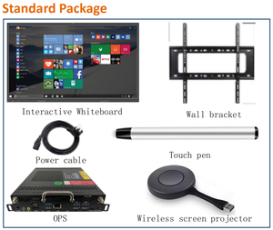 Tableau blanc <span class=keywords><strong>interactif</strong></span> numérique intelligent 4K UHD de 55, 65, 75, 85, 98 pouces avec écran tactile Chromium OS pour salles de classe et entreprises - Product Image 6