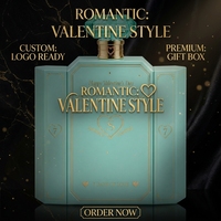 Boîte cadeau calendrier de l'avent en forme de flacon de parfum Saint-Valentin, 14 tiroirs, emballage beauté, papier FSC
