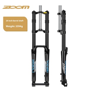 Fourche avant de vélo de montagne Zoom 680DH en alliage d'aluminium 26/29 pouces, double suspension à ressort hydraulique, réglage souple-dur, débattement de 175 mm, pour frein à disque - Product Image 6
