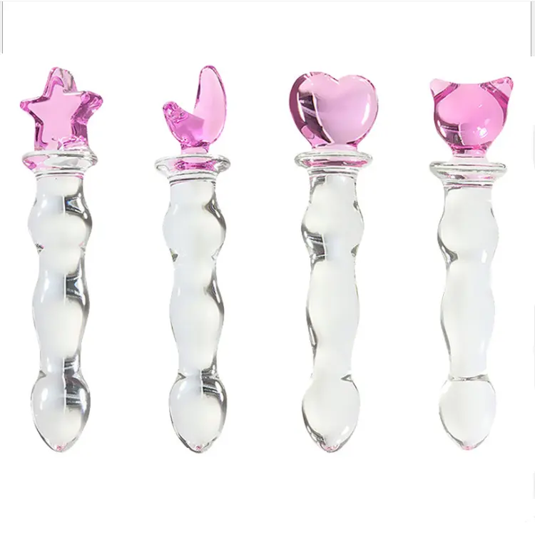 Pene di cristallo anale lesbiche Butt Plug giocattoli per prodotti del sesso per adulti per la masturbazione Gay della donna