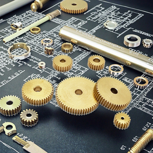 OEM nhỏ Brass spur bánh răng chính xác hobbing Hot Bán dây EDM khả năng vật liệu CNC gia công dịch vụ phun cát gia công - Product Image 2