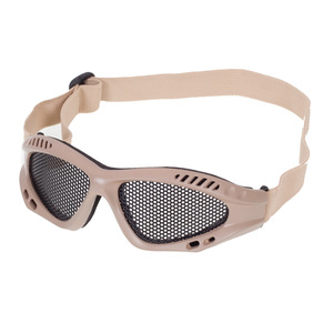 Gafas de Seguridad con Montura Completa de Metal y Lentes de Malla Metálica, Protección Contra el Polvo en Obras de Construcción - Product Image 3