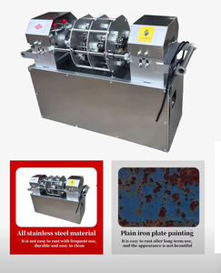Petite machine électrique commerciale en acier inoxydable pour peler la canne à sucre, extracteur de jus, facile à utiliser, tension personnalisable, modèle Farm 1 - Product Image 5