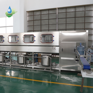 Ligne de production automatique de machines de lavage et de remplissage de bouteilles d'<span class=keywords><strong>eau</strong></span> pure de 20 litres, 5 gallons, 18,9 L, 150BPH, 300BPH, 600BPH - Product Image 1