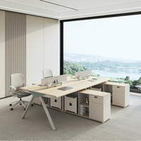 Vente de gros Bureau de travail en bois Bureau d'ordinateur Bureau moderne Bureaux et chaises
