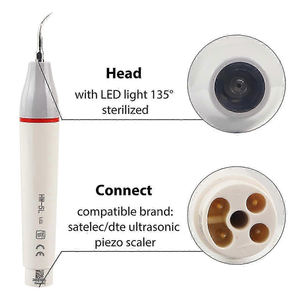 Pieza de mano ultrasónica piezoeléctrica para scaler dental con luz LED universal HW-5L CE, compatible con WOODPECKER <span class=keywords><strong>EMS</strong></span> DTE <span class=keywords><strong>SATELEC</strong></span> - Product Image 3