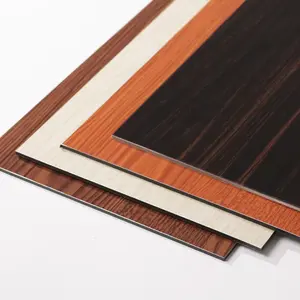 3MM Wall Panel Wood Aluminum Composite Panel Building Boards Interior Wall Cladding External Wall Covering ACM