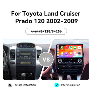 Qualcomm 16.8 ''Màn hình lớn cho Toyota Land Cruiser Prado 120 2002-2009 đài phát thanh xe Android tự động chuyển hướng đa phương tiện Video Player - Product Image 2