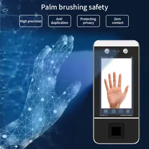 5 inç Metal konut dinamik el palm ven yüz tanıma katılım biyometrik diğer erişim kontrol sistemi ürünleri güvenlik