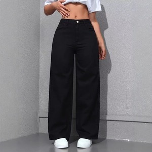 Fabricante de Ropa para Mujer, Venta Directa Transfronteriza, Jeans Retro de Cintura Alta y Pierna Recta, Tallas S-5XL, Jeans de <span class=keywords><strong>Talla</strong></span> Asiática para Mujer - Product Image 4
