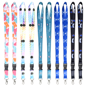 Nhà máy bán hàng trực tiếp tùy biến <span class=keywords><strong>Polyester</strong></span> Lanyard nhà sản xuất miễn phí mẫu giá rẻ cổ dây buộc - Product Image 6