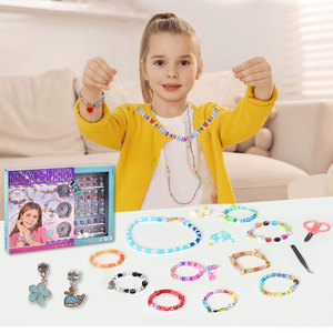 DIY Charm Bracelet Making Kit Jewelry Kit with Unicorn Mermaid Pink <strong>Stuff</strong> Handmade <strong>Craft</strong> Gifts for Birthday Christmas New Year - Product Image 5