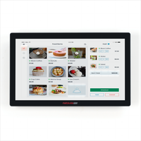 Moniteur d'écran tactile mural capacitif LED/LCD de 21.5 pouces