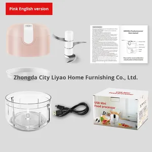 Hachoir à ail et à viande multifonction intelligent alimenté par USB, haute efficacité, pour usage domestique, boîtier en plastique, vente en gros - Product Image 6