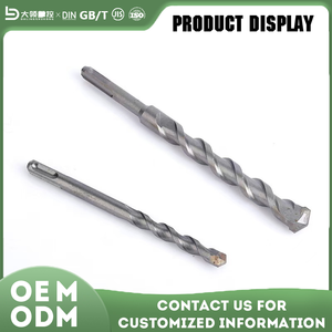 Set di Punte Elicoidali DL - 6MM Extra Lunghe con Gambo Quadro e Rivestimento Compatibili con Trapani a Percussione e Martelli Elettrici per Foratura del Metallo - Product Image 5