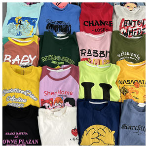 Camisetas de Manga Corta de Algodón, Estilo Casual, Surtido de Tallas y Diseños, Tejido de Punto, para Todas las Temporadas, Hong Kong - Product Image 4