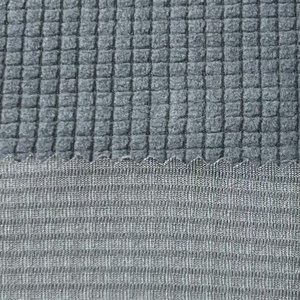 Bán Hot Chất Lượng Cao Tùy Chỉnh 200gsm 100% Polyester Ngô Hạt Lưới Dệt Kim Drop Shipping-Needle Jacquard Cực Fleece Vải - Product Image 6