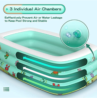Piscine gonflable pour bébé, piscine gonflable en PVC pour adultes, famille pour enfants, extérieur, intérieur, fête d'eau d'été