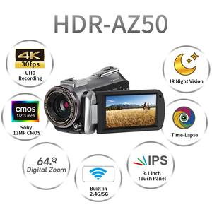 Máy Quay Kỹ Thuật Số Chuyên Nghiệp 4K 30fps Hồng Ngoại Nhìn Ban Đêm WiFi Zoom Video Quang Học - Product Image 5