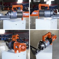 Cintreuse-coupeuse de barres d'armature électrique portative automatique à lame hydraulique professionnelle pour la construction ZRC-32B
