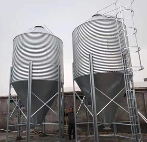 Silos de Almacenamiento de Granos de Maíz para Alimentación de Pollos, Capacidad de 20 Toneladas, para Granjas Avícolas, en Venta - Product Image 6