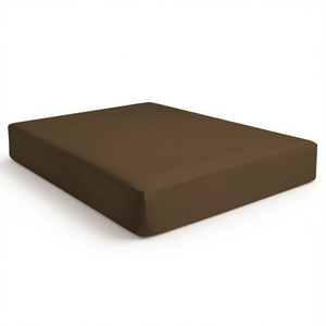 Sábana Ajustable 100% Algodón Marrón Alemán Individual 100x200 Cm - Product Image 3